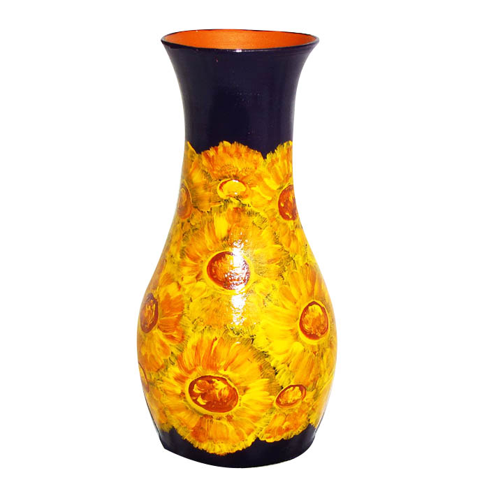 ceramica floarea soarelui mov 005